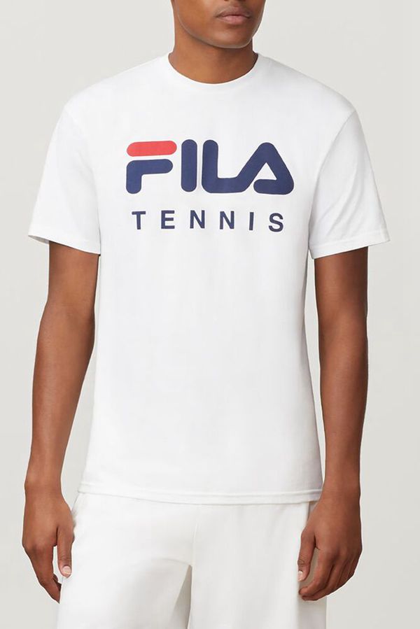 Fila Tennis Men's T-Shirts - White,NZ 746-21630